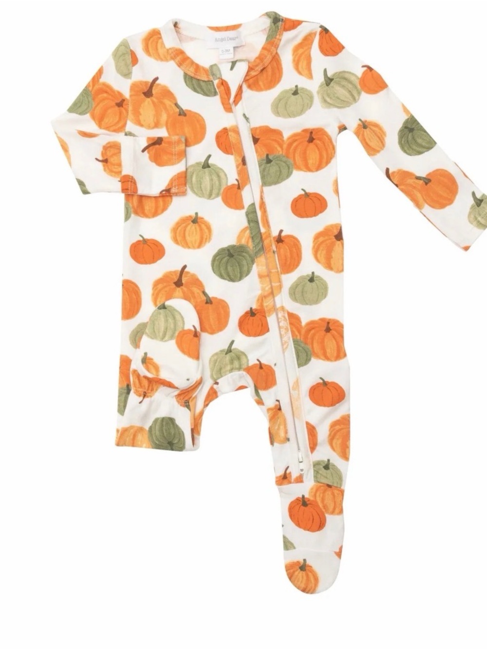 Angel Dear Pumpkin Footie pajamas